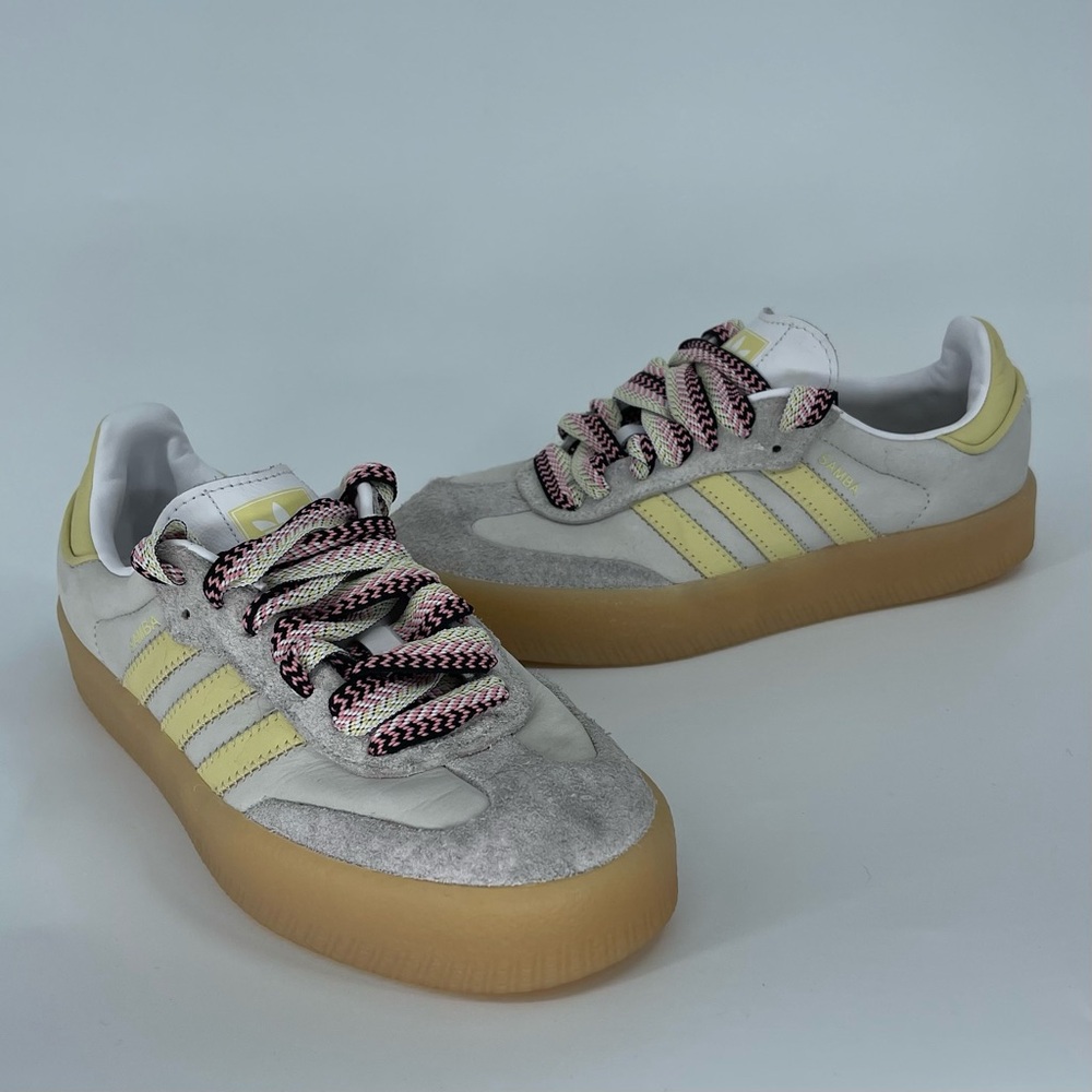 Adidas Sambas Platform Leather Sued Sneakers Preppy  Sporty Woman’s Size 7